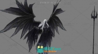 魔幻邪恶的黑天使3D模型