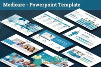 医疗主题PPT模板CM - Medicare - Powerpoint Template 715601