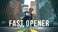 创意动感图片快速切换展示幻灯片相册动画AE模板 Videohive Fast Opener 19881498