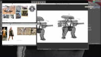 Maya军用机甲机器人制作视频教程