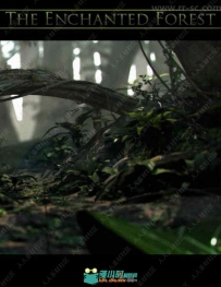魔法森林植物场景3D模型合辑