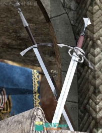锋利的战争长剑3D模型合辑
