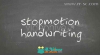 创意定格手写文字动画AE模板 Videohive Stopmotion Handwriting 2544884