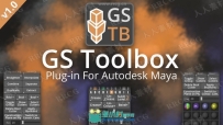 GS ToolBox硬表面建模Maya脚本V1.021版