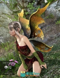 童话黑暗仙女的翅膀3D模型合辑