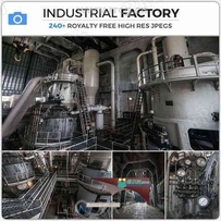 240组工业工厂旧设备环境相关高清参考图片合集