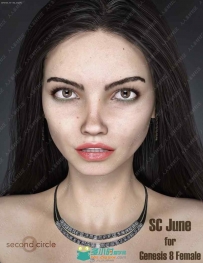 深邃五官妆容多组瞳孔颜色纤瘦女孩3D模型