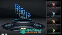 三维舞台开场Logo演绎动画AE模板 Videohive 3D Logo on Stage 4848137 Project for...