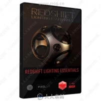 16组Redshift灯光照明渲染场景C4D预设