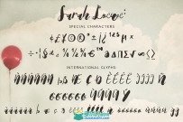 Sarah Loewe script手绘英文脚本字体