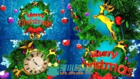 美丽的圣诞节倒计时幻灯片AE模板 Videohive Christmas Opener Countdown 18851307