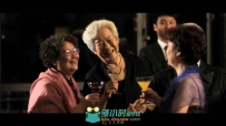 亲和源老年社区形象宣传片老年人生活娱乐笑容高清实拍影视素材