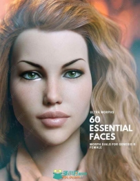 60组不同肤色成熟优雅女性角色3D模型合集