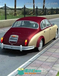 时尚豪华1959年经典轿车3D模型合辑