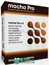 Mocha二维跟踪软件V4.1.0版 Imagineer Systems mocha Pro 4.1.0 Build 9404 CE Win...