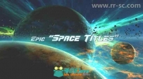 史诗大气震撼宇宙行星穿梭影视标题展示幻灯片AE模板Videohive Epic Space Titles ...