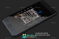 iphone7可编辑屏幕展示PSD模板