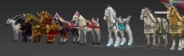 游戏赤壁战马3D模型合集下载