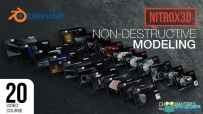 NITROX3D Non-Destructive Blender 造型课程