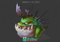 怪物蛤蟆3D模型
