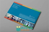 科技展示宣传册indesign排版模板Technological Brochure 43