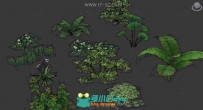 游戏中的植物3D模型集合