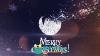 梦幻粒子雪花形成标志标题圣诞节幻灯片AE模板 Videohive Christmas 18593252