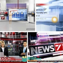 国外新闻频道整体包装动画AE模板 Videohive Broadcast Design Complete News Packa...