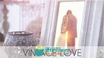 完美时尚复古风格婚礼照片展示幻灯片相册动画AE模板 Videohive Vintage Love 1963...