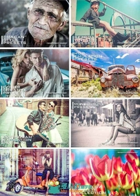 摄影师照片精修调色Lightroom预设合辑 Creativemarket Photo Presets for Lightroo...