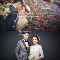 韩式大气简约婚礼电子相册AE模版 新人婚庆照片图片展示