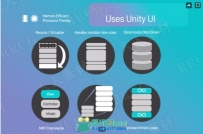 增强滚动条图形用户界面工具Unity游戏素材资源