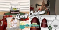 水晶球显示圣诞节相册动画AE模板 Videohive Lovely Christmas 6314391