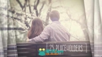 美丽浪漫的爱情纪录片相册动画AE模板 Videohive In Love