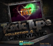 《DJ最强AE字体Logo模板合辑Vol.4》Digital Juice ToxicType Collection 4 Cinemat...