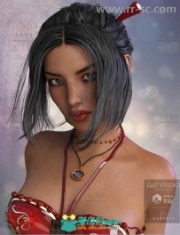 美丽性感的异国女士角色3D模型合辑