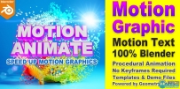 Motion Animate动态图形动画预设合集Blender插件V0.3版