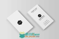 简单迷你商务卡片PSD模板Simple Minimal Business Card 395429