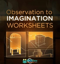 绘画技法-大纲工作表视频教程 Ctrl+Paint Observation to Imagination Worksheets