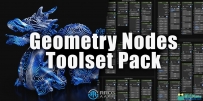 Higgsas Geometry Nodes Toolset几何节点工具包Blender插件V6