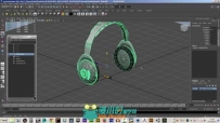Maya蓝牙耳机建模实例制作视频教程 Udemy Creating 3D Prototypes in Maya Headpho...