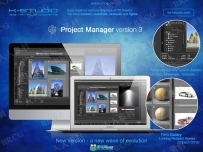 3d-kstudio Project Manager项目源文件管理3dsmax插件V3.14.54
