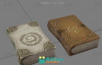 两本魔法书3D模型