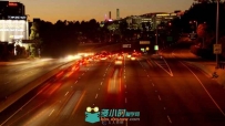 延时拍摄城市灯光车流繁华都市车水马龙中国高清实拍视频素材