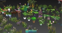 植物花草灌木游戏3D模型大合集