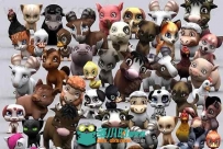 3DRT动物模型动画包合集 包含多种格式模型动画