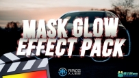 Mask Glow Effect路径轮廓边缘光效FCPX插件