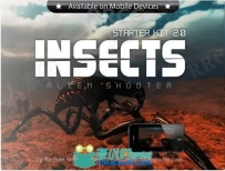 科幻外星昆虫第一人称射击类系统模板Unity游戏素材资源