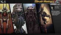 Zbrush大师班高级教程 Vol.1+2【Artstation - Zbrush Masters】