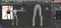 3dmax游戏人物建模入门基础视频CG教程